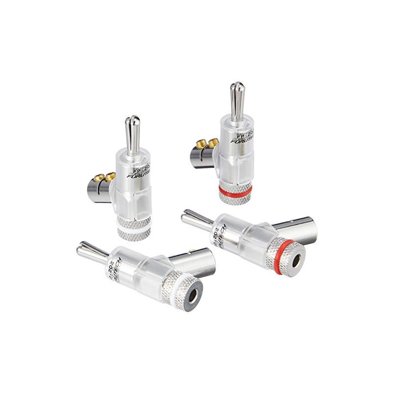 FURUTECH ADL High-End Grade Banana Plugs - Rhodium Plated -