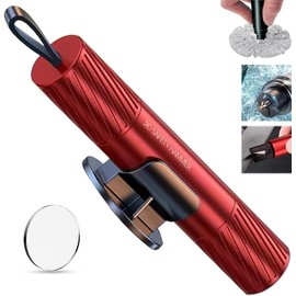 Safehammer - 2024 Upgraded Safe Hammer Glass Breaker Under Water, Car Hammer Seatbelt Cutter Window Breaker Emergency Escape Tool, Safehammer Glass Breaker for New Cars - Color: Red 2pcs