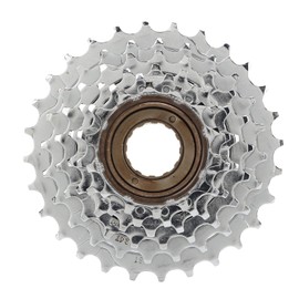 Bicycle Sprocket 6s 6 Speed Bicycle Sprocket 6 Speed Chain 14-16-18-21-24-28T High Strength Steel 15.5 oz (443 g) Replacement Bicycle Accessories Car Conversion Kit Non-deformable Durable Mountain