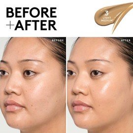 Fenty Beauty Glow ‘N Set Essentials: Hydra Vizor Huez Refillable Tinted SPF 30 Moisturizer + Invisimatte Instant Setting & Blotting Powder + Free Brush:_Hydra Vizor Huez Shade 3 + Invisimatte Powder