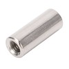 20 Pcs Round Connector Nut M6x1.0 10 L25mm Rod Coupling