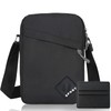 Uirheurd Men's Small Shoulder Bag, Black (black-1)