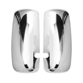 YUANJUFITT Chrome Dood Mirror Covers for Kenworth T660， Rear View Dood Side Mirrors Covers Assembly for Kenworth T800 T370 T440 T470 T600 Semi Trucks Accessories (A Pair) R59101922,R59101022