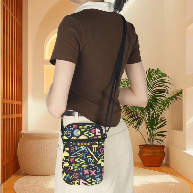 UJIMS Math Teacher Appreciation Gift Math Lover Crossbody Bag Mathematical