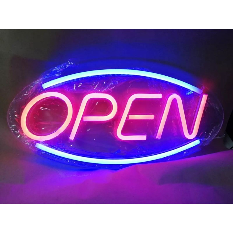 Radox Anuncio De Open Luminoso Led Tipo Neon