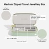 Stackers Sage Green Medium Travel Jewellery Box