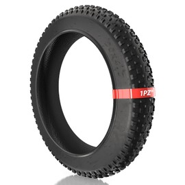 1PZ T20-X01 Fat Tire 20 x 4.0 Inch E-Bike Mountain Bicycle Tire Replacement for High-Performance Puncture-Resistant and All-Terrain Folding Electric MTB Tire with Offroad or Trail Riding