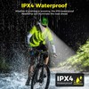 Diboniur Torcia Frontale LED, 8 Modalità, IPX4, Sensore e 340°