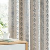 Vangao Boho Blackout Curtains 63 Inch Length for Bedroom Living