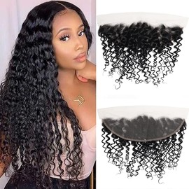 Amella Hair 10A Brazilian Body Wave Frontal(16" 18" 20"+14"13x4 Frontal) 3 Bundles with Frontal Ear to Ear Lace Frontal Closure Free Part with Bundles Brazilian Body Wave Frontal Natural Black Color
