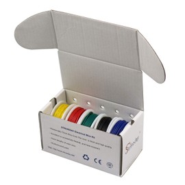 Striveday™ 24AWG Hook Up Wiring Kit (Stranded Wire Kit) 24 Gauge 1007 Boxed Wire, Box 1