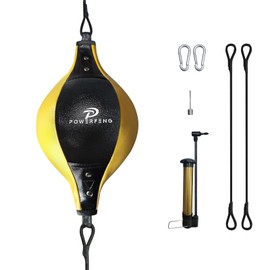 Double End Boxing Speed Bag: Speed Bags for Boxing Reaction Agilit & Hand Eye Coordination Training - Boxing Reflex Ball for Home Gym