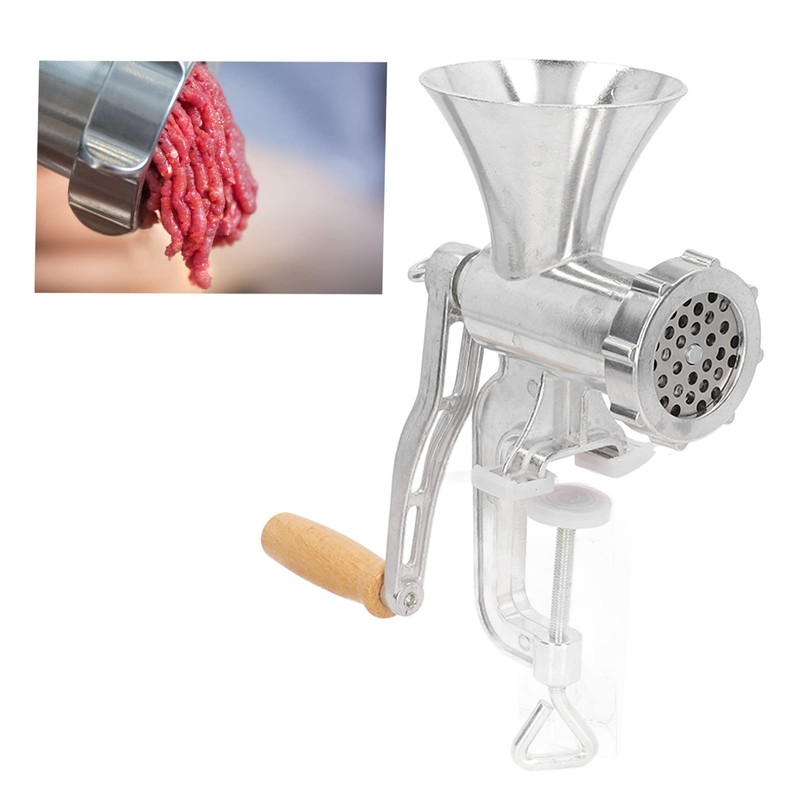 Multifunctional Meat Grinder with Ergonomic Handle, Incisive Blade, Aluminum Alloy,