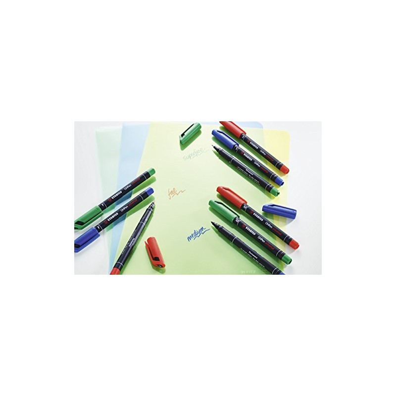 Stabilo OHPen universal permanent, 10 Pack - Marcador permanente (10