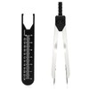 Black EKG Caliper, Stainless Steel ECG Caliper Divider for Measuring