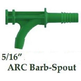 MVM 25 PACK - GREEN  New Cutting Edge Tech 5/16" ARC BARB-SPOUTS Maple Taps USA Made