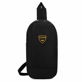 GDM Sling Bag Black Backpack Single Strap Crossbody Lightweight Shoulder Bag for Men Women