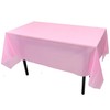 1 Pack Plastic Tablecloths Disposable Table Covers 54 inch x108