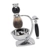 4 in 1 Soap Beard Brush Kits Brush Bowl Holder