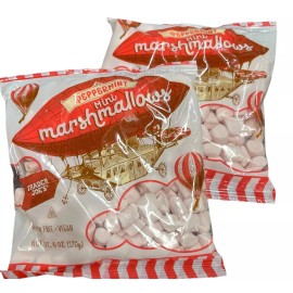 Trader Joe’s 2 Bags ~Trader Joe's Peppermint Mini Marshmallows 6 oz Per Pack ~ Gluten Free