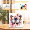 MISCER 4 Pack Paint by Numbers for Adults Beginner, Butterfly