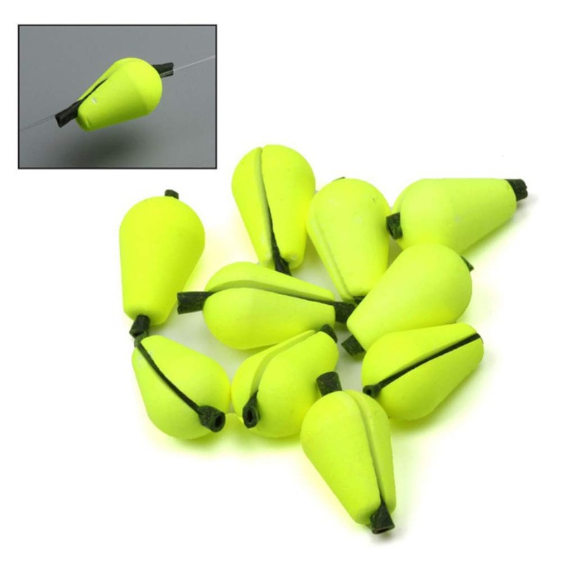 ANCLLO 10pcs Float Foam Water Drop Strike Indicators Fly Fishing