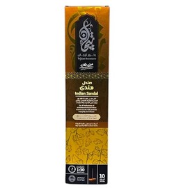 Tejaan Premium Quality - Indian Sandal Incense Sticks, 90 Minutes Burn Time, 10 Pack