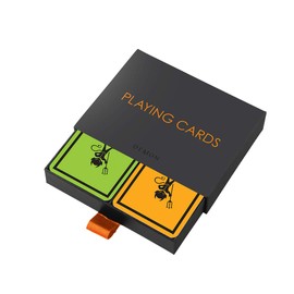 Yolky Games – The Racing Demon Collection | Luxury linen finished, professional Playing Cards Twin Deck