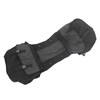 Bicycle Rear Seat Bag Black Large Capacity Canvas Waterproof Elastic