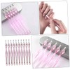 Gatuida 10Pcs Dead Skin Forks Professional Manicure Tools for Cuticle