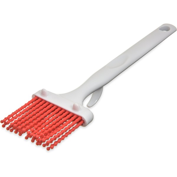 SPARTA 4040505 Silicone Basting Brush With Red Bristles, 3 Inches, Red
