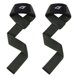 Correas de levantamiento de pesas resistentes de 24 pulgadas con acolchado de 4 mm, agarre antideslizante para levantamiento de potencia, entrenamiento de fuerza, culturismo, correas de