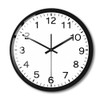 Timethink Modern Design Run Backwards Quiet Sweep Clock with Metal