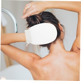 Gatuida 2Pcs Shower Exfoliating Mitts Dead Skin Remover Bath Gloves Rayon Material for Gentle Exfoliation Deep Cleansing for Body Arms Legs Chest and Back