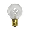 Sival G40 Replacement Globe Light Bulb, E17 Base (Intermediate), Clear,