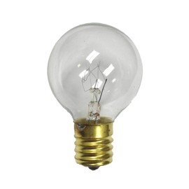 Sival G40 Replacement Globe Light Bulb, E17 Base (Intermediate), Clear, 7 Watts, Pack of 25