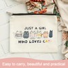 DWFEYOI Cat Makeup Bags for Women Cute Gifts for Cat