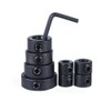 Wixine 1Set Countersink Drill Bit Set Adjustable Depth Stop Collar