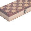 3in1 Portable Wooden Chessboard Folding Board Chess Game For Party