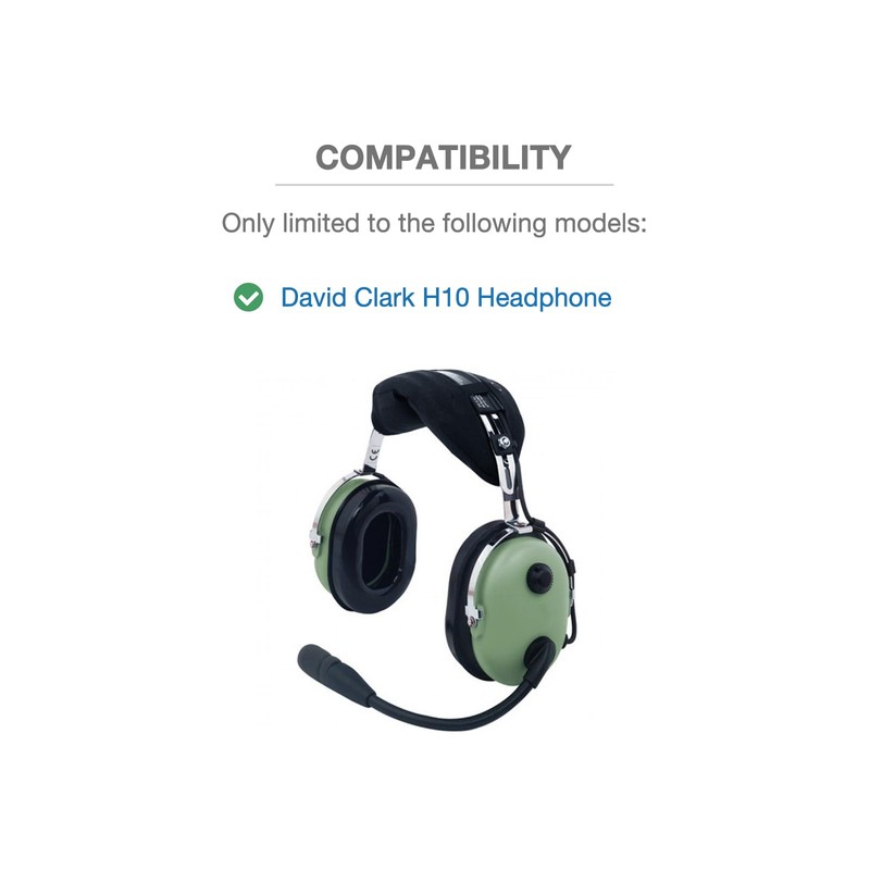 Voarmaks DC H10 Gel Ear Pads 3 Mic Covers Kit