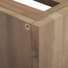Benicabaly Elegant Wall-Mounted Bathroom Cabinet for Organized Serenity, Solid Teak