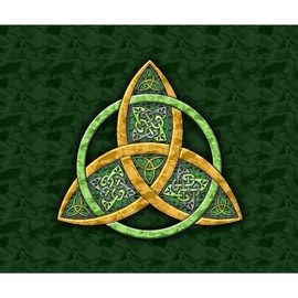 CafePress Celtic Trinity Knot Sherpa Fleece Throw Blanket 60" L x 50" W