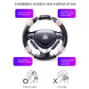 QOTSTEOS Steering Wheel Spinner, Spinner Knob Steering Wheel, Universal Fit