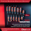 Olsa Tools Magnetic Screwdriver Organizer - Screwdriver Holder with Strong