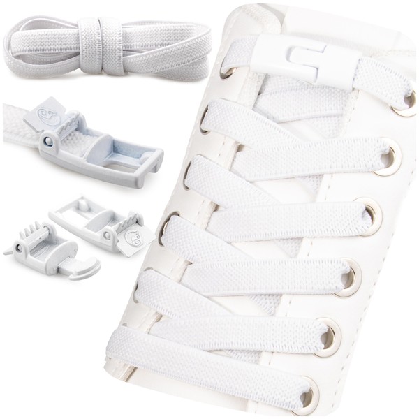 SULPO Shoelaces without Tying - Elastic Shoelaces, 100 cm Long,