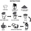 Pro Mael Disposable K Cup Filters, Coffee Filter Paper for