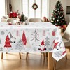 hometrixx Christmas Snowflake Gnome Rectangle Table Cloth Cover 140x220cm