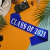 PANBINN Class of 2025 Sash, Royal Blue Finally Graduated Sash