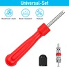 Yeepeo 31 Piece Tyre Valve Tool Set, Car Valve Key