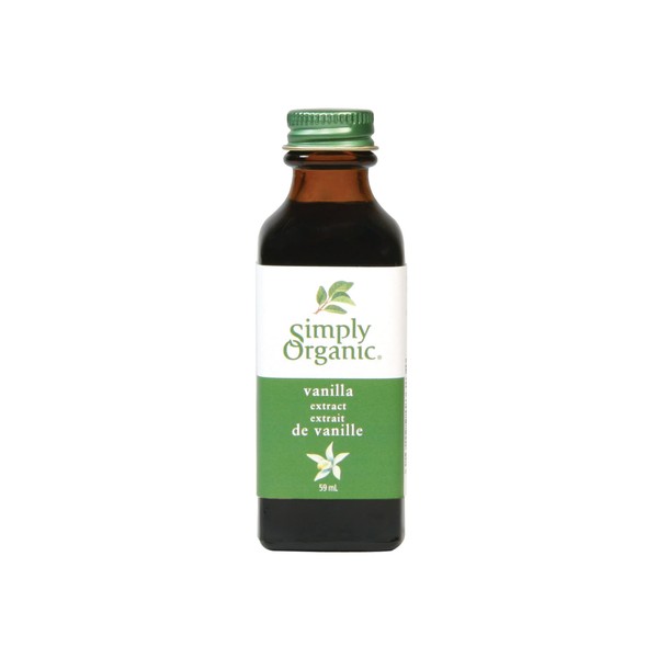 Simply Organic Pure Vanilla Extract, Certified Organic - 59mL Glass Bottle